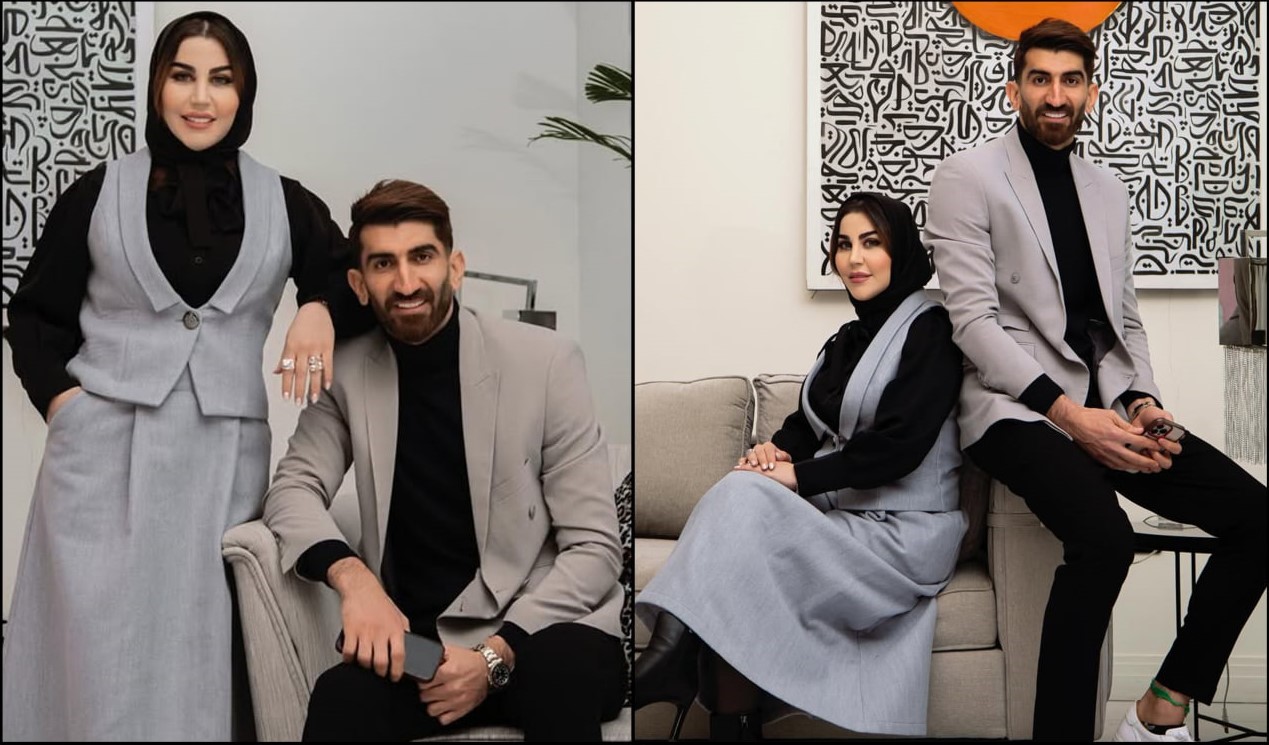 عکس علیرضا بیرانوند و همسرش
