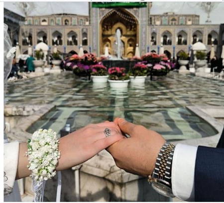 عکس سالار آقاپور و همسرش