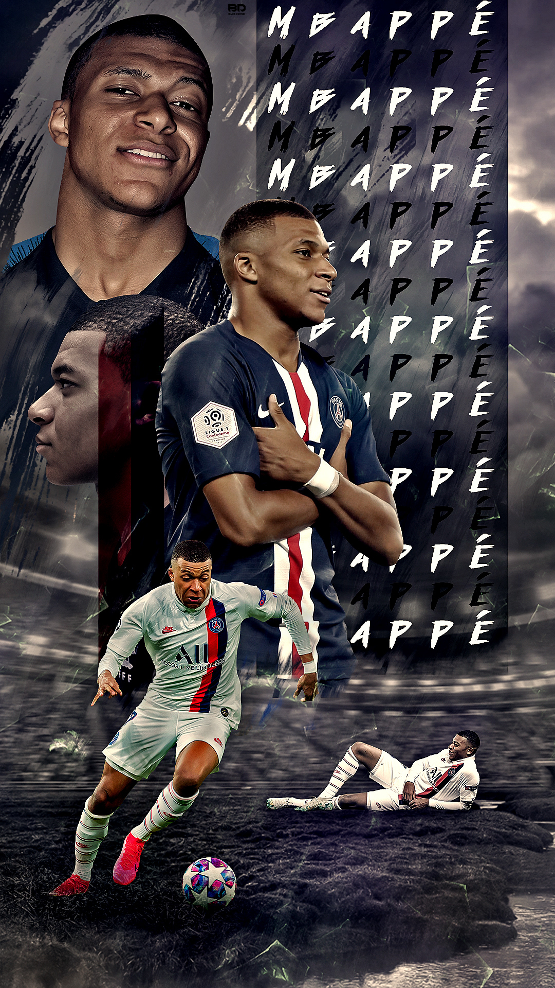 wallpaper 4k Mbappe