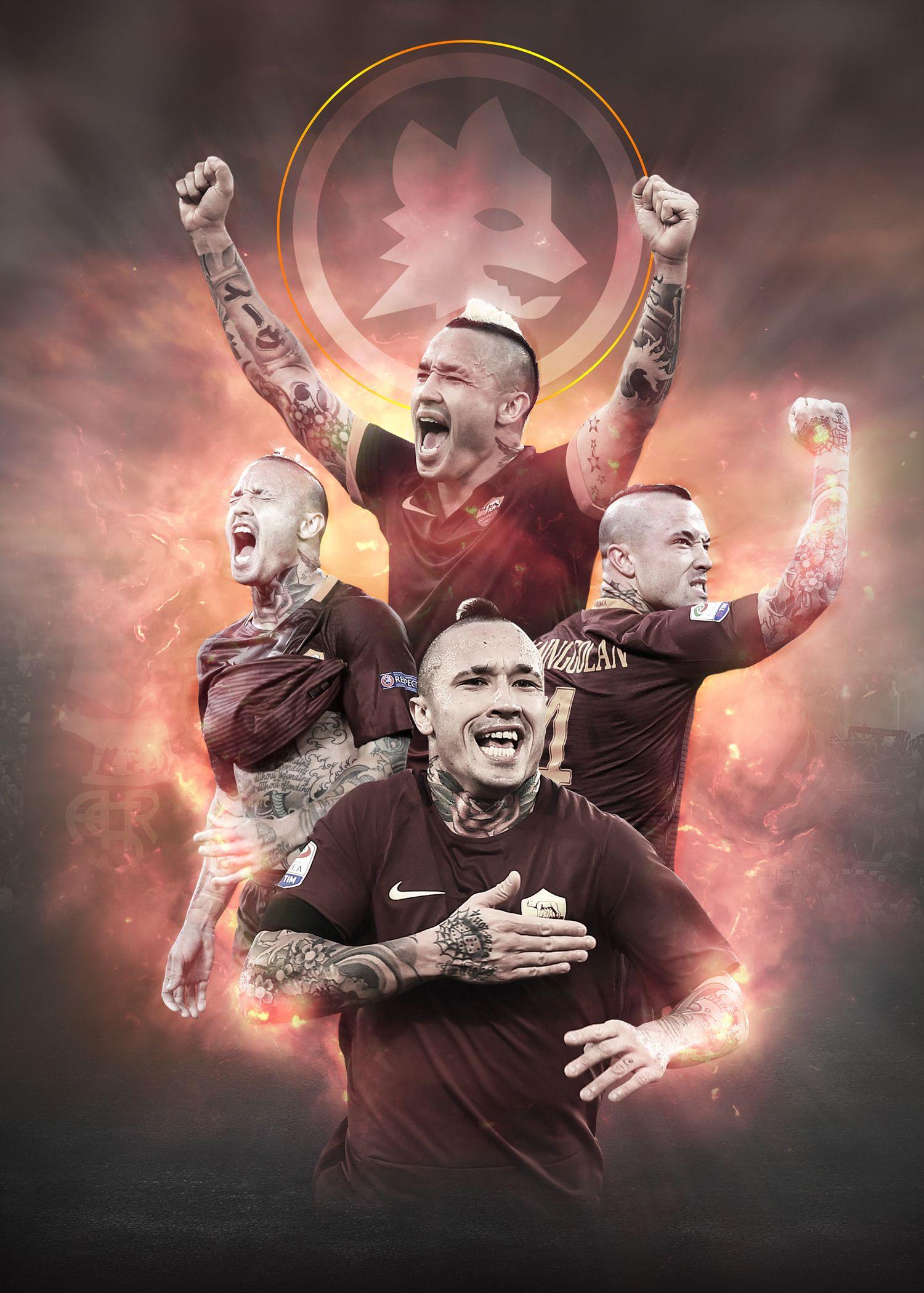 wallpaper for phone Radja Nainggolan