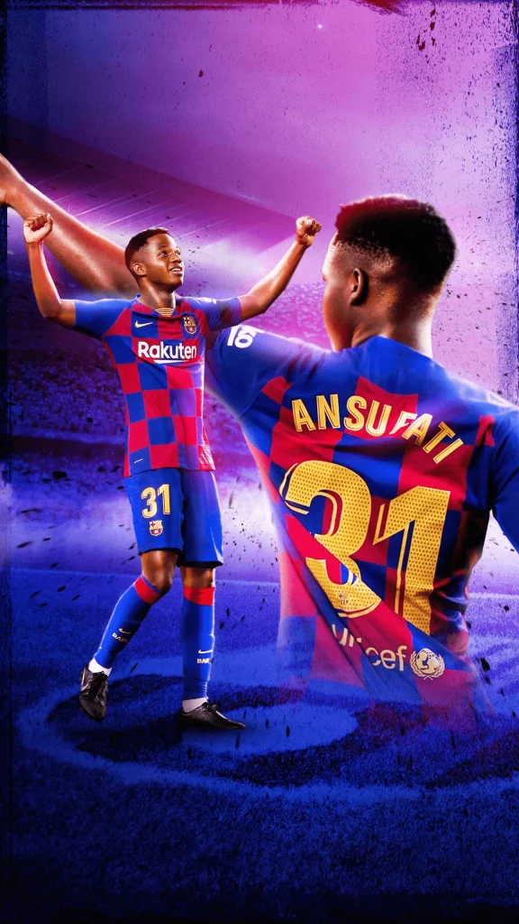 wallpaper for phone Ansu Fati