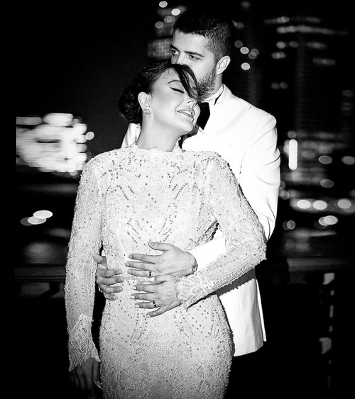 عکس ابرو گوندش و همسرش عکس ابرو گوندش و همسرش