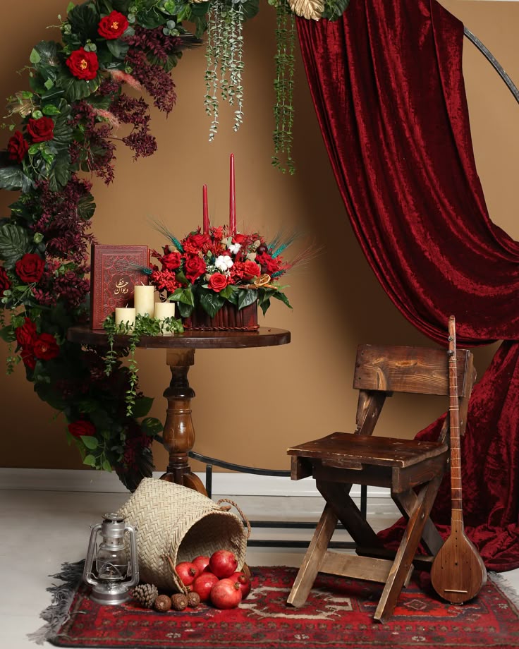 تزیین شب یلدایی تزیین شب یلدایی