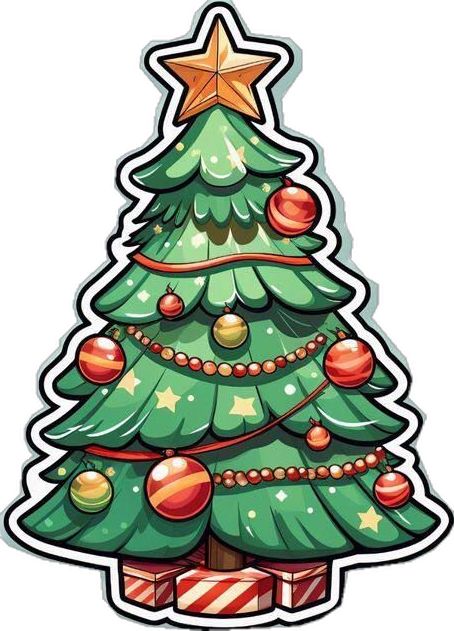 درخت کریسمس نقاشی