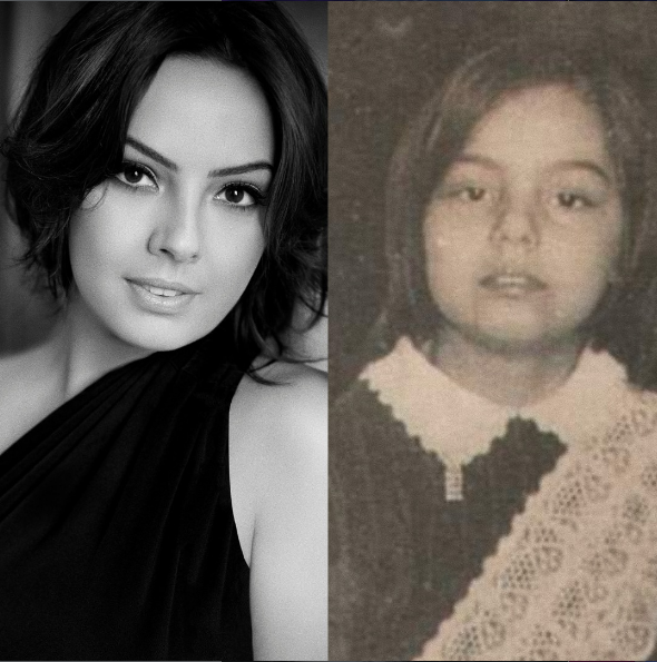 عکس کودکی ابرو گوندش عکس کودکی ابرو گوندش