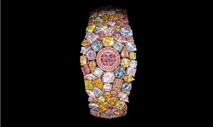 گرانترین ساعت جهان قیراط الماس گرانترین ساعت جهان قیراط الماس